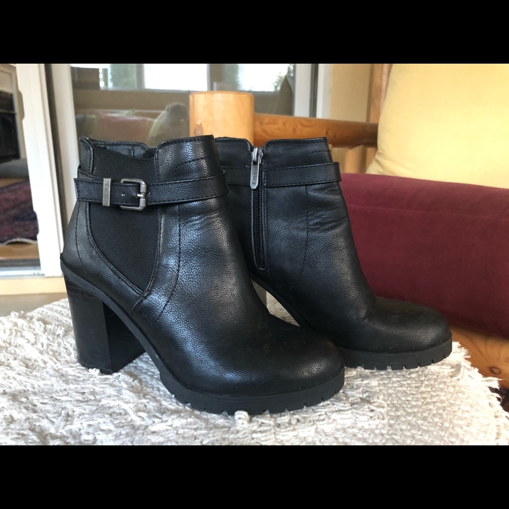 Circus by Sam Edelman Chunky Black Booties
